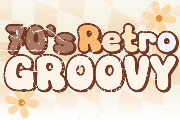 70’s Retro Groovy: A Display Font That Brings Warmth to Digital Branding