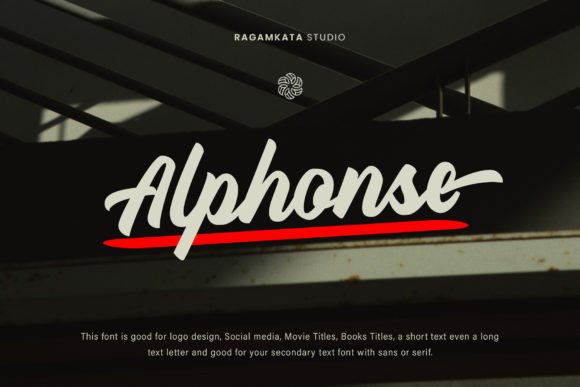 Alphonse Script Font for Editorial Design