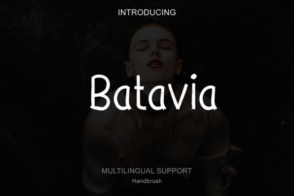 Batavia: A Heavy Brush Typeface That Feels Like Handmade History