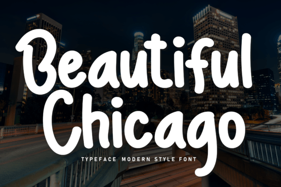 Beautiful Chicago: A Sweet Handwritten Font for Makers