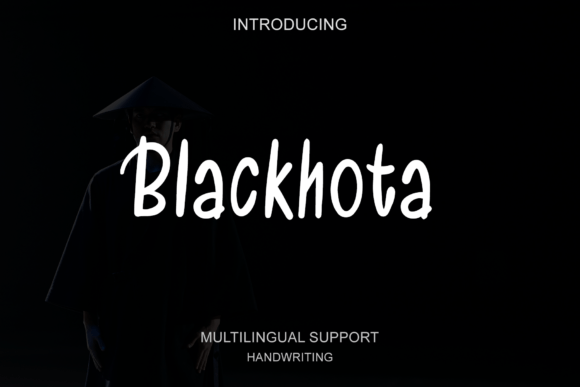 Blackhota: A Playful Script Font for Editorial Charm