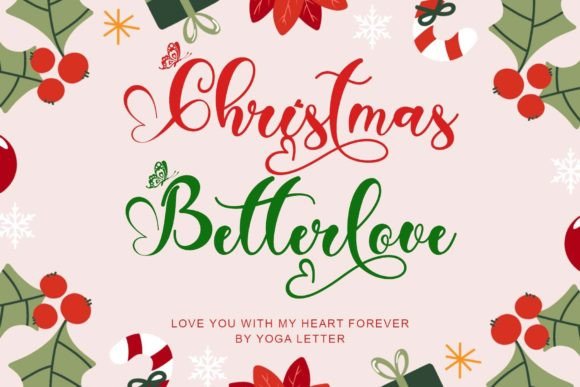 Christmas Betterlove: A Handwritten Font That Elevates Real Small Business Branding