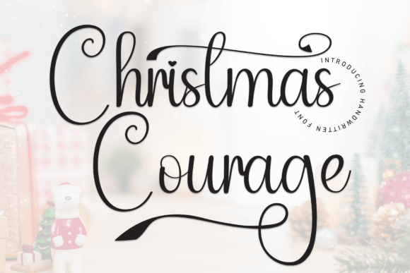 Christmas Courage: A Friendly Handwritten Font for Campaign Clarity
