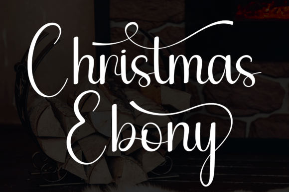 Christmas Ebony: A Friendly Handwritten Font for Digital Branding