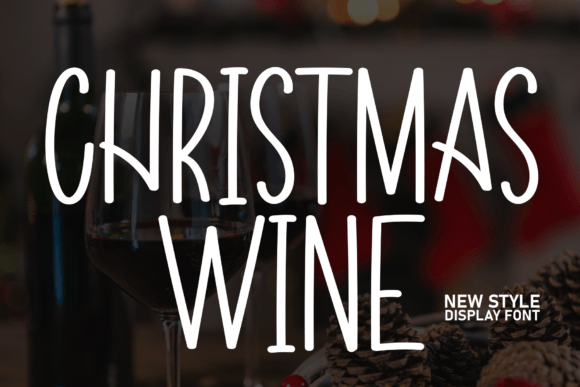 Christmas Wine: A Sweet, Handwritten Script Font for Joyful Design