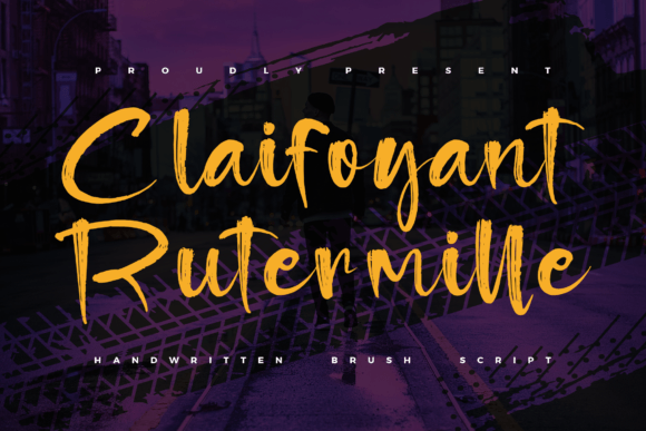 Claifoyant Rutermille: A Handwritten Script Font That Feels Human on Screen