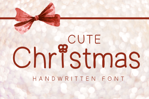 Cute Christmas Font: A Handwritten Touch for Holiday Crafts