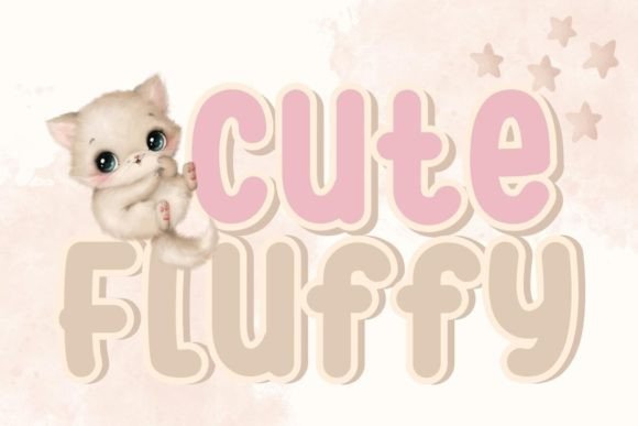 Cute Fluffy: A Playful Script Font for Digital Branding