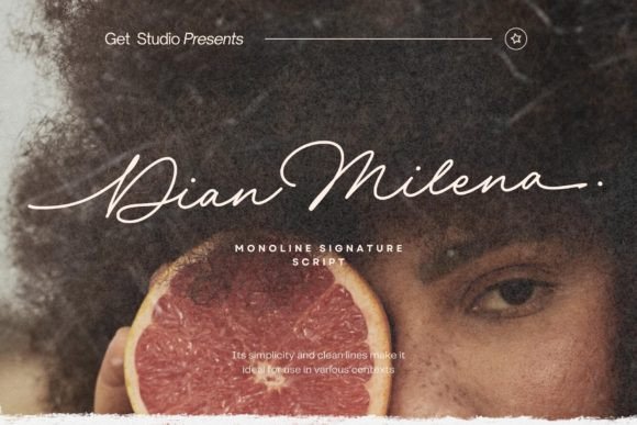 Dian Milena: A Signature Script Font That Makes Your Brand Feel Thoughtful