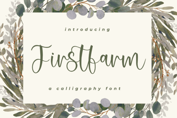 Firstfarm Font: A Warm, Authentic Script for Small Business Branding