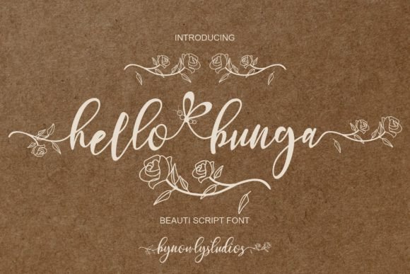 Hello Bunga: A Modern Script Font That Breathes Life Into Editorial Design
