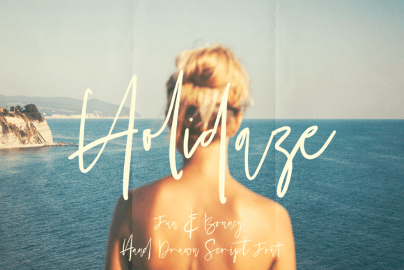 Holidaze: A Friendly, Bouncy Script Font for Small Business Branding