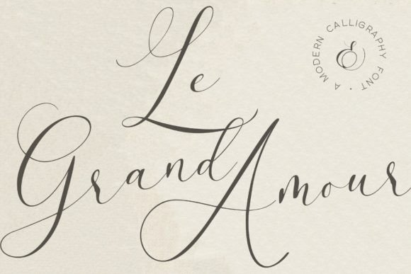 Le Grand Amour: A Luxury Script Font That Earns Its Place