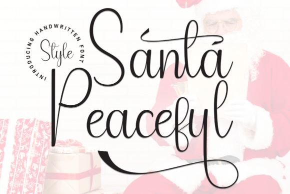 Santa Peaceful: A Friendly Handwritten Font for Warm Digital Moments