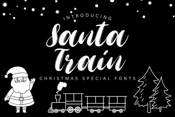 Santa Train: A Whimsical Script Font That Delivers Holiday Magic—Without the Clutter