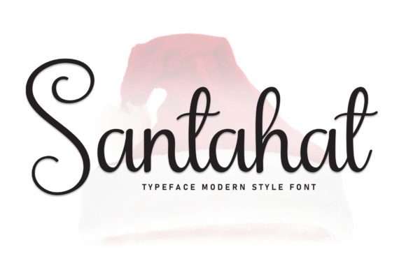 Santahat: A Friendly Handwritten Display Font for Digital Brands