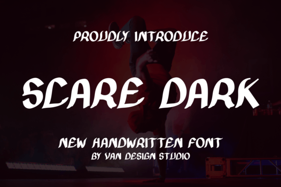 Scare Dark: A Handwritten Font That Feels Like a Warm Welcome