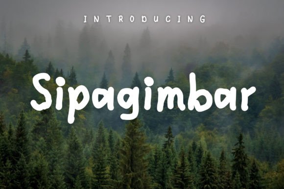 Sipagimbar: A Warm, Bold Handwritten Font for Real Brand Moments