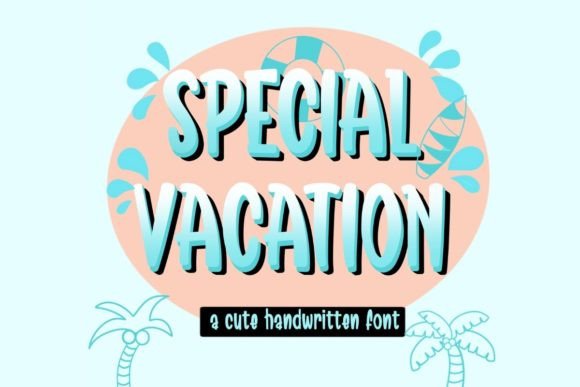 Special Vacation Font: Your Festive Display Typeface