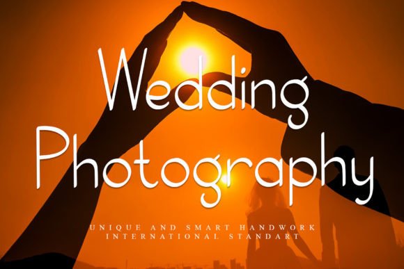Wedding Photography Font: Elegant Script for Handmade Invitations & Labels