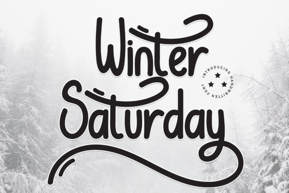 Winter Saturday: A Handwritten Font for Warm, Authentic Branding